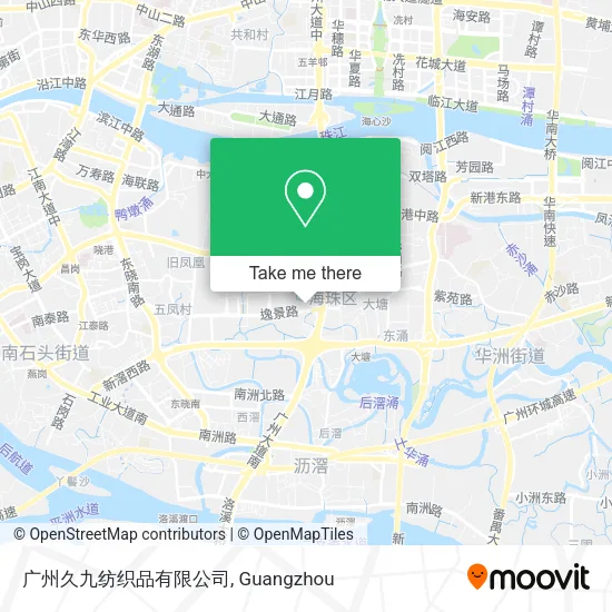 广州久九纺织品有限公司 map