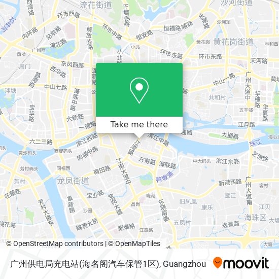 广州供电局充电站(海名阁汽车保管1区) map