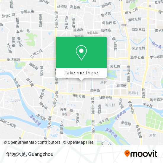 华远沐足 map