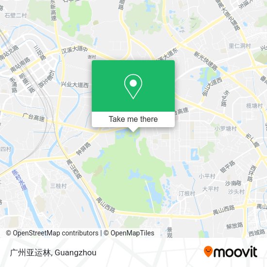 广州亚运林 map