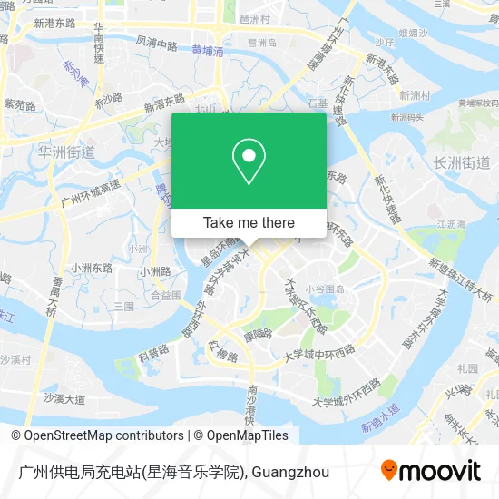 广州供电局充电站(星海音乐学院) map