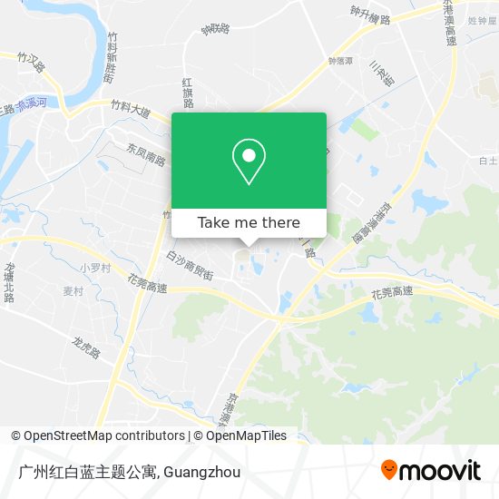 广州红白蓝主题公寓 map