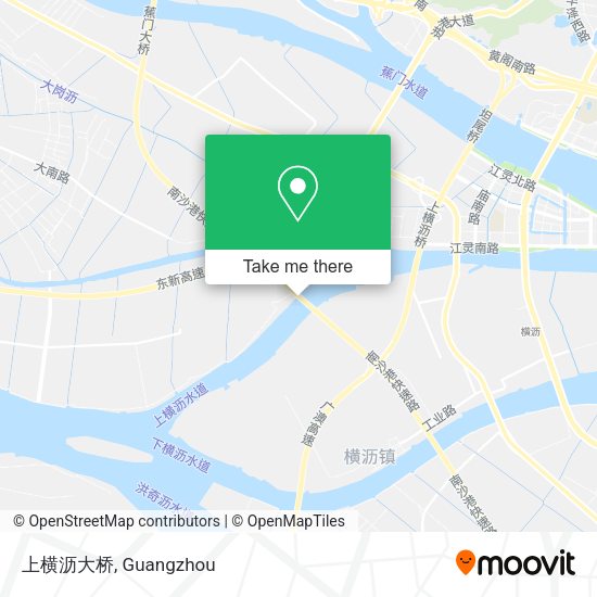 上横沥大桥 map