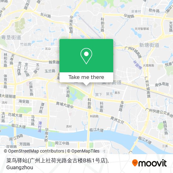 菜鸟驿站(广州上社荷光路金古楼B栋1号店) map
