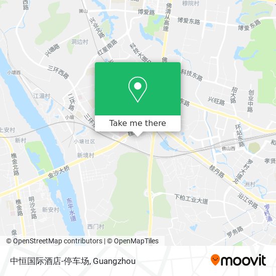 中恒国际酒店-停车场 map