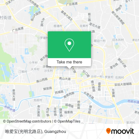 唯爱宝(光明北路店) map