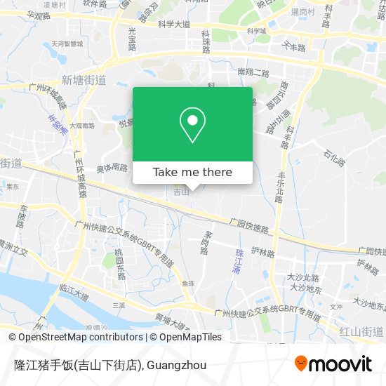 隆江猪手饭(吉山下街店) map