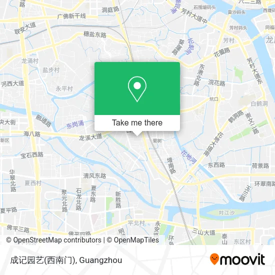 成记园艺(西南门) map