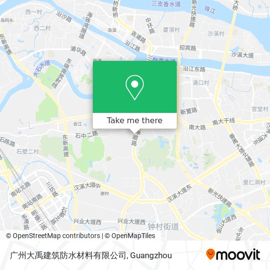 广州大禹建筑防水材料有限公司 map