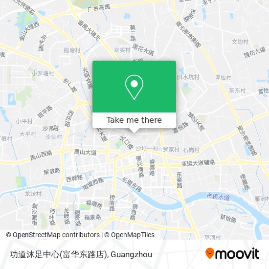 功道沐足中心(富华东路店) map