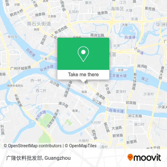 广隆饮料批发部 map