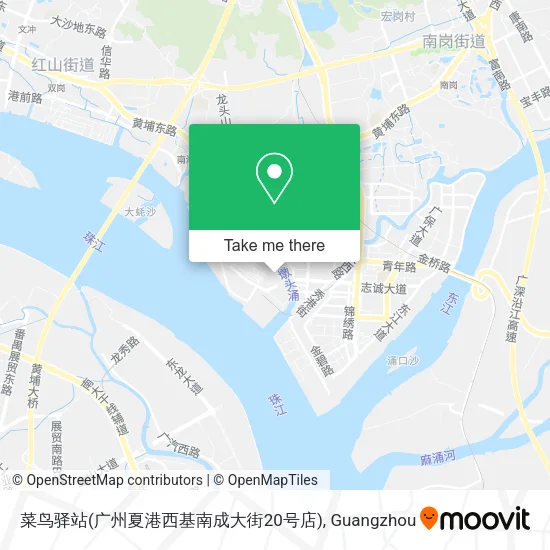 菜鸟驿站(广州夏港西基南成大街20号店) map