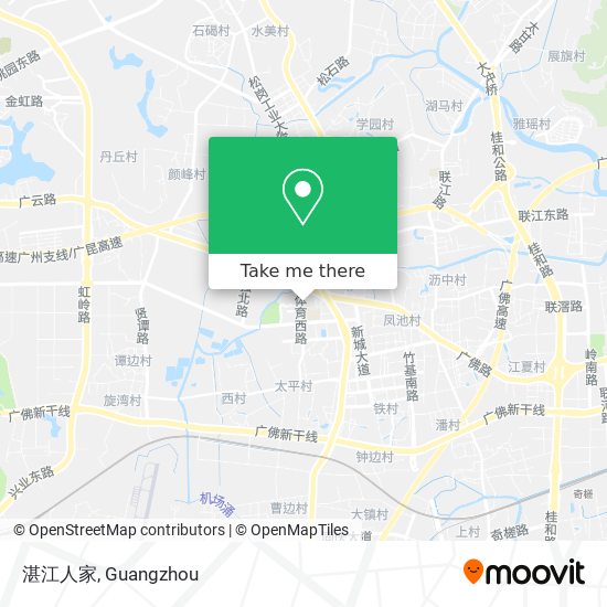 湛江人家 map