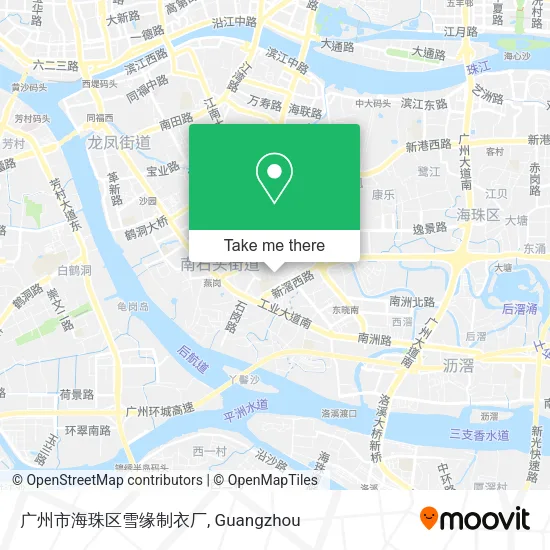 广州市海珠区雪缘制衣厂 map