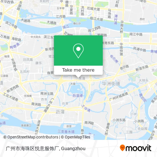 广州市海珠区悦意服饰厂 map