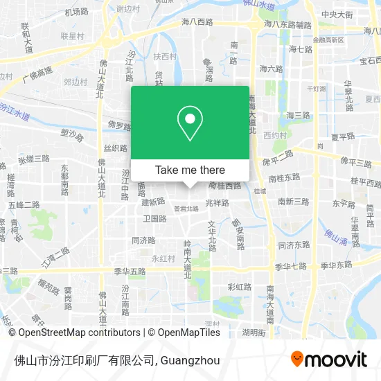 佛山市汾江印刷厂有限公司 map