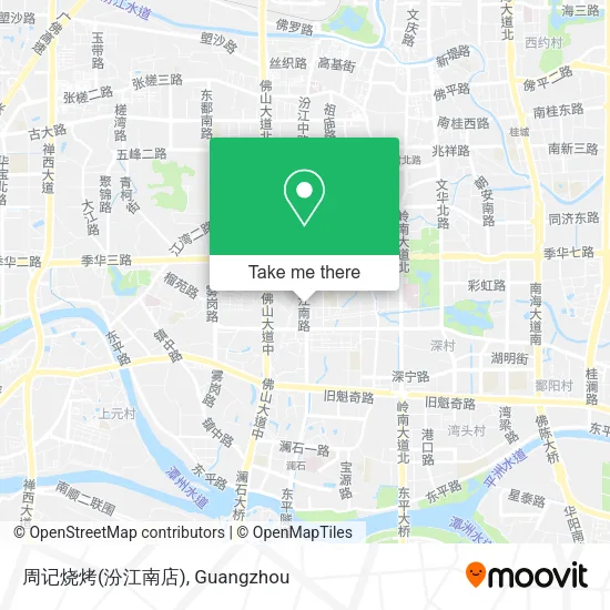 周记烧烤(汾江南店) map