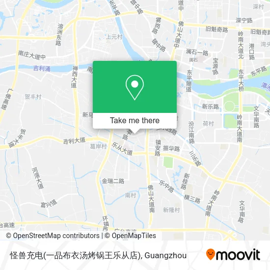 怪兽充电(一品布衣汤烤锅王乐从店) map