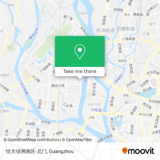 恒大绿洲南区-北门 map