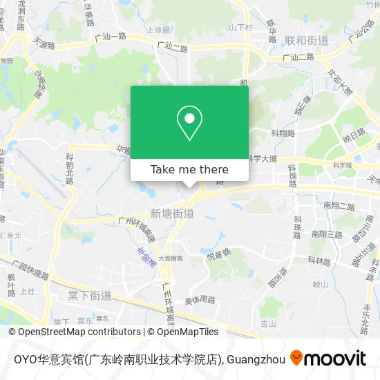 OYO华意宾馆(广东岭南职业技术学院店) map