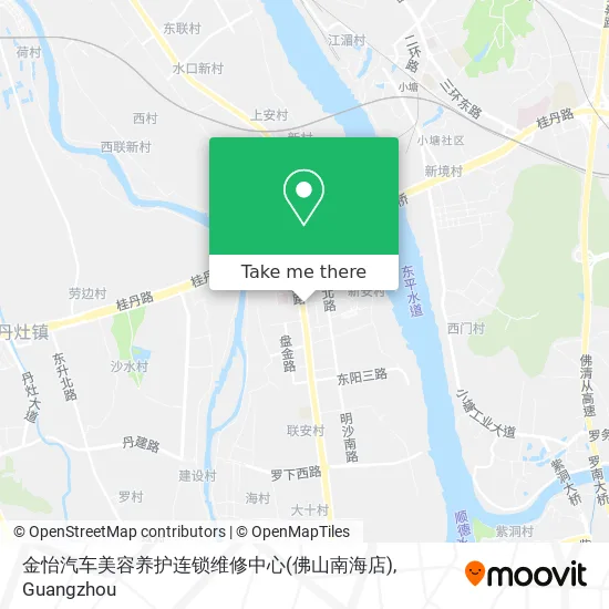 金怡汽车美容养护连锁维修中心(佛山南海店) map