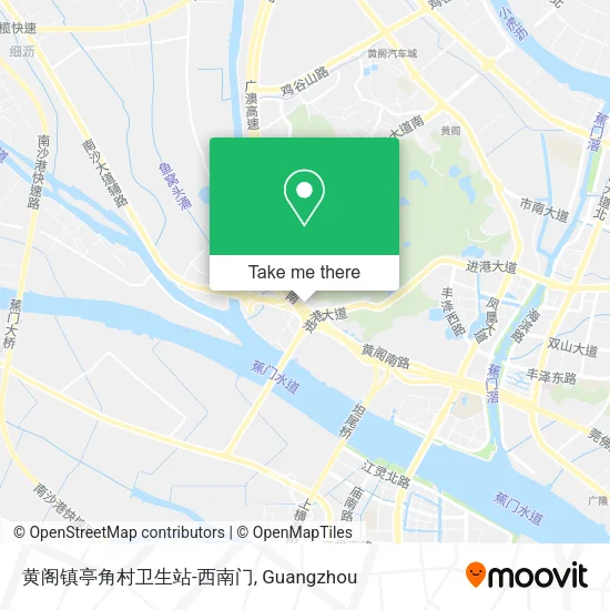 黄阁镇亭角村卫生站-西南门 map