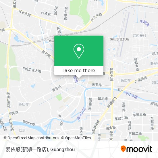 爱依服(新湖一路店) map