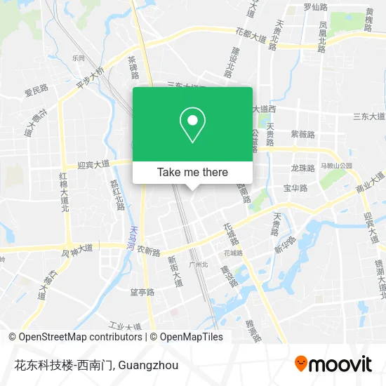 花东科技楼-西南门 map