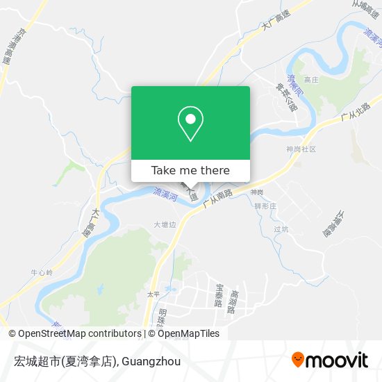 宏城超市(夏湾拿店) map