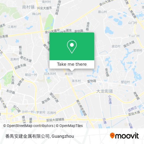 番禺安建金属有限公司 map