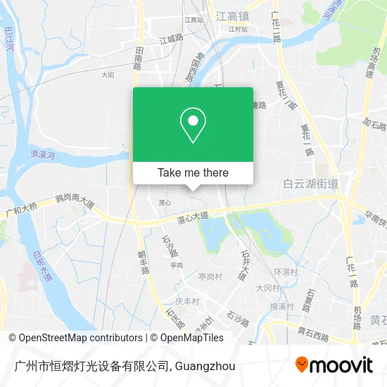 广州市恒熠灯光设备有限公司 map