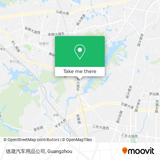 德晟汽车用品公司 map