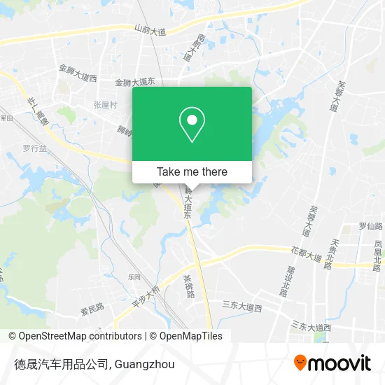 德晟汽车用品公司 map