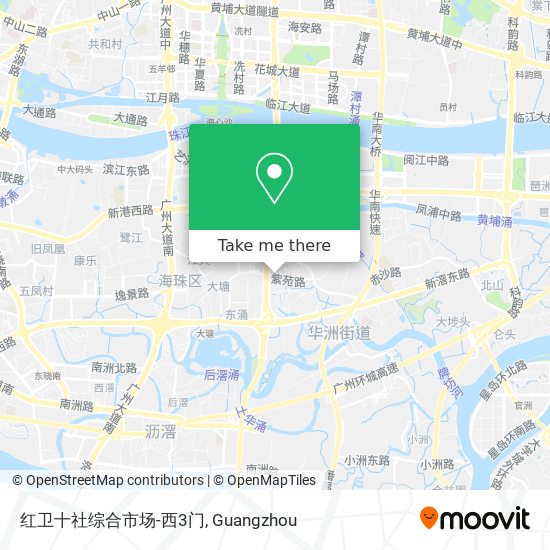 红卫十社综合市场-西3门 map