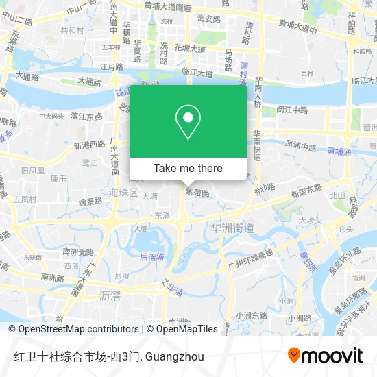 红卫十社综合市场-西3门 map