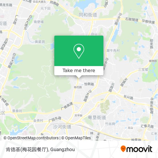 肯德基(梅花园餐厅) map