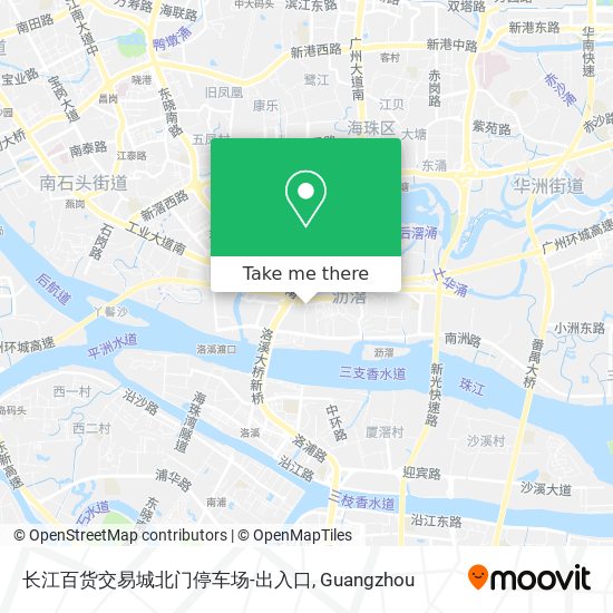 长江百货交易城北门停车场-出入口 map