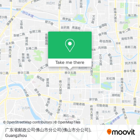 广东省邮政公司佛山市分公司 map