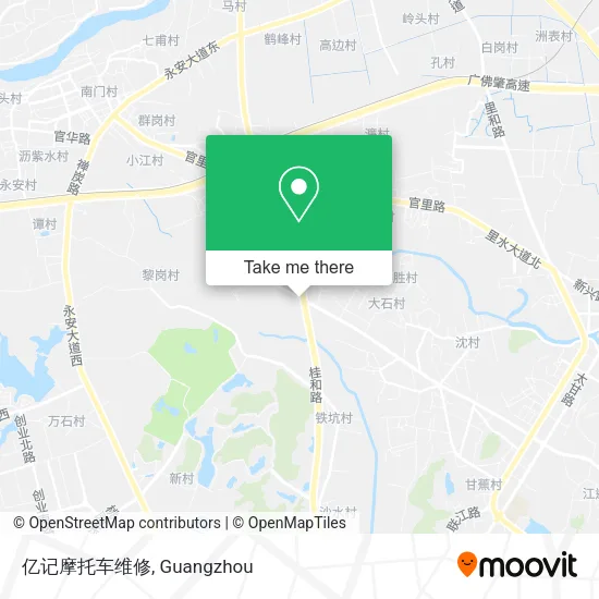 亿记摩托车维修 map