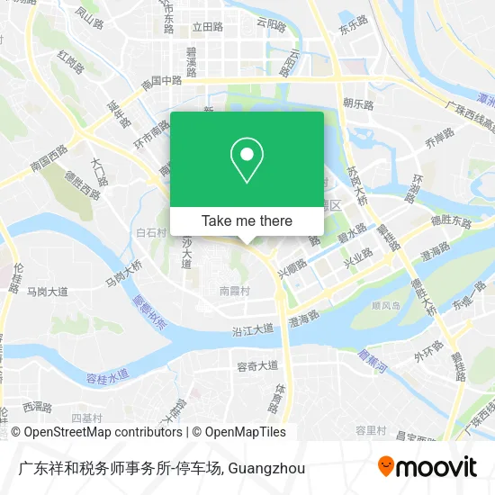广东祥和税务师事务所-停车场 map
