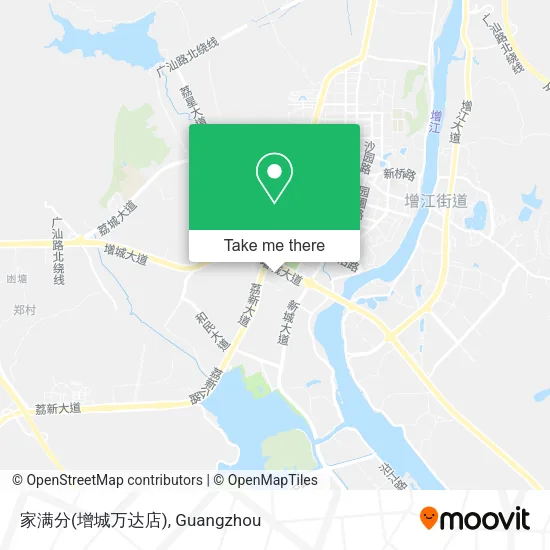 家满分(增城万达店) map