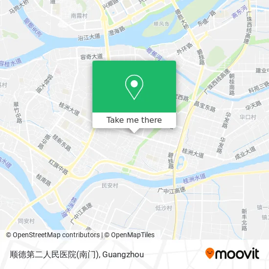 顺德第二人民医院(南门) map