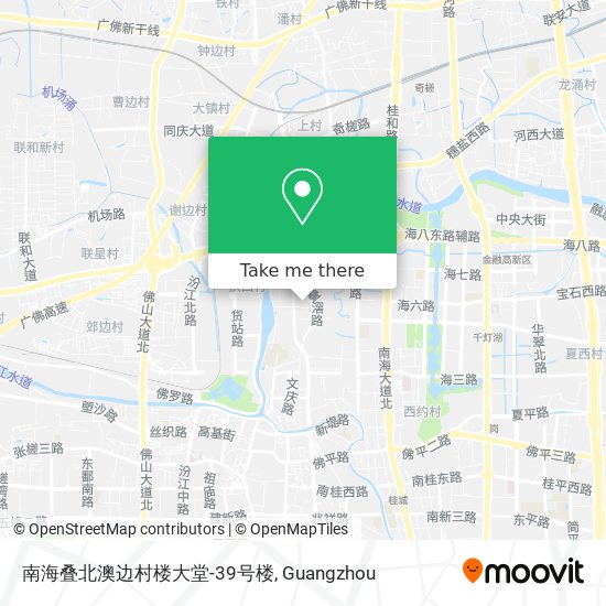 南海叠北澳边村楼大堂-39号楼 map