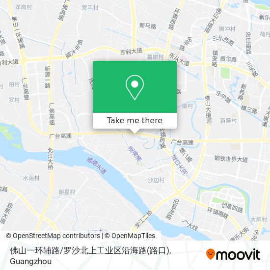 佛山一环辅路/罗沙北上工业区沿海路(路口) map