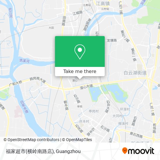 福家超市(横岭南路店) map