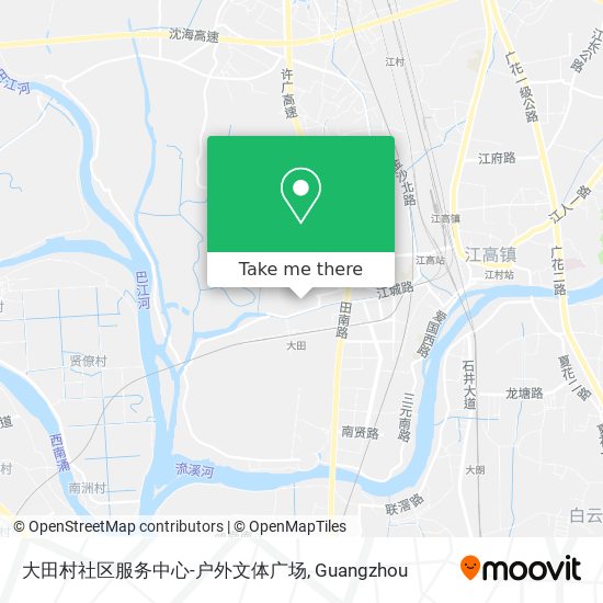 大田村社区服务中心-户外文体广场 map