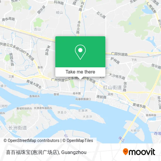 喜百福珠宝(惠润广场店) map