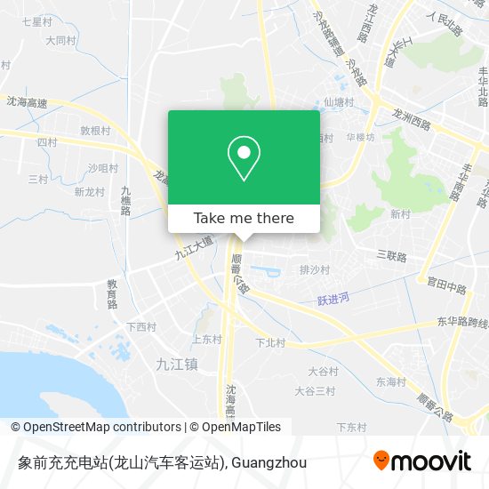 象前充充电站(龙山汽车客运站) map