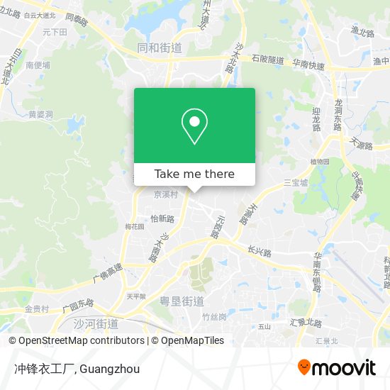 冲锋衣工厂 map