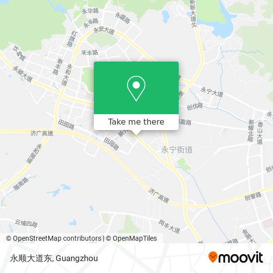 永顺大道东 map